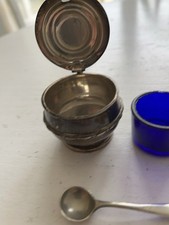 silver plate mustard pots for sale  SEVENOAKS