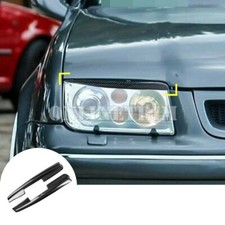 Farol de fibra de carbono sobrancelha tampa pálpebra acabamento para VW Jetta Bora MK4 1998-2004 comprar usado  Enviando para Brazil