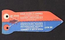 Marque-page LIGNE DIEPPE NEW HAVEN Bateau Londres bookmark 1 comprar usado  Enviando para Brazil