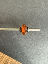Trollbeads cognac faceted for sale  UK