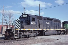 JJ Original Slide HLCX Kask Leasing SD40-2 #6215 Alorton IL 2007 Ex-MILW na sprzedaż  Wysyłka do Poland