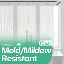 Clear shower curtain for sale  Hudson