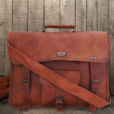 Bolsa de mão feminina vintage couro genuíno real bolsa de ombro satchel carteiro GVB, usado comprar usado  Enviando para Brazil