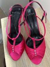 Office fuschia satin for sale  LEVEN