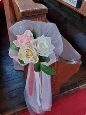 Wedding pew ends for sale  HOUGHTON LE SPRING