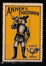 Reklamemarke anner postgarn gebraucht kaufen  Deutschland
