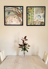Opere tela. 50x50. usato  Villachiara