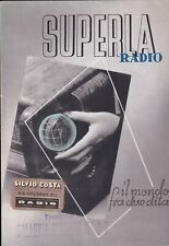 Superla radio depliant usato  Sezzadio