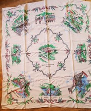 Vintage 1950 tablecloth for sale  GLASGOW
