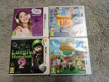 LOT DE 4 JEUX NINTENDO 3DS 2DS LUIGI S MANSION 2 ANIMAL CROSSING TOMODACHI LIFE comprar usado  Enviando para Brazil