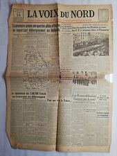 Ancien journal voix d'occasion  Bauvin
