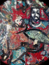 Tableau huile toile d'occasion  Toulon-