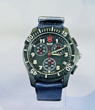 Relógio de mergulho Victorinox Swiss Army cronógrafo – 41mm – Nova bateria – Mostrador preto comprar usado  Enviando para Brazil