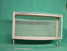 Prateleira de parede de metal vintage meados do século com barra de toalha banheiro malha metal comprar usado  Enviando para Brazil