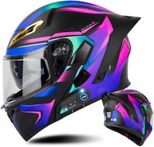 DOT Bluetooth Modular Abatible Casco de Moto Cara Completa Doble Visera Casco de Moto segunda mano  Embacar hacia Argentina