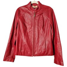 Jaqueta de couro Wilson's Leather feminina vermelha Y2K Moto Biker Edgey Statement GG comprar usado Jaqueta de couro Wilson's Leather feminina vermelha Y2K Moto Biker Edgey Statement GG comprar usado  Enviando para Brazil