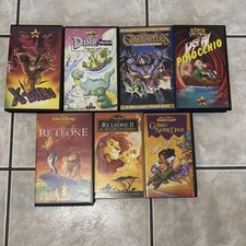 Lotto videocassette disney usato  Solza