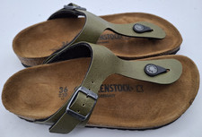 Birkenstock khaki textured for sale  SOUTHAMPTON