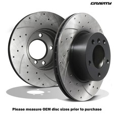 Front drilled grooved for sale  MANCHESTER