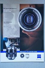 Carl zeiss datenblatt gebraucht kaufen  Nürnberg