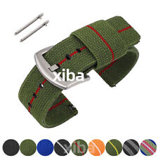 Pulseira de relógio de náilon elástica impermeável ajuste rápido 18mm 20mm 22mm 24mm comprar usado  Enviando para Brazil