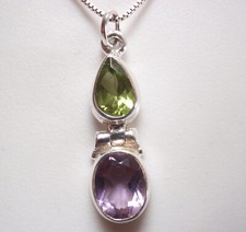 Faceted peridot amethyst for sale  Hales Corners