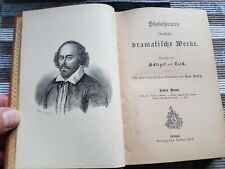 Shakespeare sämtliche dramati gebraucht kaufen  Hennef