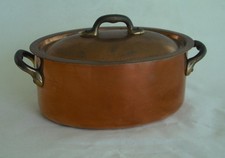 Marmite ovale cuivre d'occasion  Morteaux-Coulibœuf