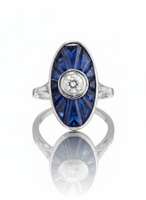 Bague ovale art d'occasion  Thourotte