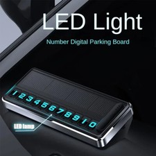 Iluminação solar LED carro cartão de estacionamento temporário placa de telefone aparelhos de estacionamento comprar usado  Enviando para Brazil