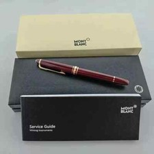 Caneta esferográfica Montblanc Classique 163 luxo borgonha nova com caixa de recarga comprar usado  Enviando para Brazil