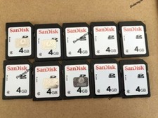 Usado, 10PÇS CARTÃO SD SANDISK 4GB comprar usado  Enviando para Brazil