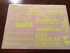 Team tanaplan stickers. for sale  FOWEY