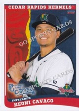 2023 Cedar Rapids Kernels Keoni Cavaco RC Rookie Minnesota Twins Minor League comprar usado  Enviando para Brazil
