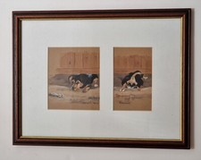 Greiff pair framed for sale  BATH
