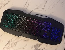 Trust gaming keyboard for sale  BEDFORD