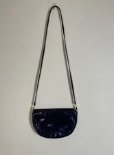 Bolsa tiracolo vintage década de 1990 Ferragamo pequena fina de couro roxa  comprar usado  Enviando para Brazil
