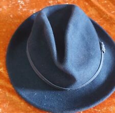 Blue felt fedora for sale  ASHFORD