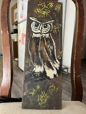 Vintage owl painting for sale  Smithville