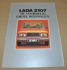 Używany, 1987 Lada 2107 VAZ Radziecki ZSRR Broszura samochodowa Prospekt Nederland na sprzedaż  PL