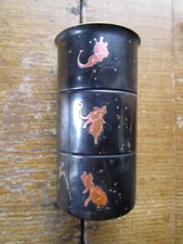 Vintage GORHAM Prata? Medidor POURER de vidro de tiro PINK ELEPHANT YC80 ~3" de altura comprar usado  Enviando para Brazil