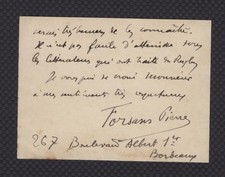 Lettre pierre forsans d'occasion  Pradines