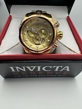 Usado, RELÓGIO MASCULINO INVICTA MODELO 13876 TOM DOURADO, RESERVA DE VENENO, NA CAIXA comprar usado  Enviando para Brazil