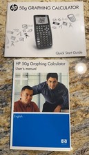 Manual do usuário e guia de início rápido para calculadora HP 50G Hewlett Packard, usado comprar usado  Enviando para Brazil