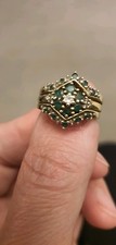 Emerald diamond piece for sale  DUNSTABLE