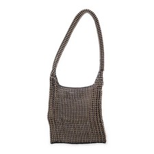 Używany, Zara, torba na ramię, damska, czarno-złota, 22, 1, 26 cm #H7t na sprzedaż  PL