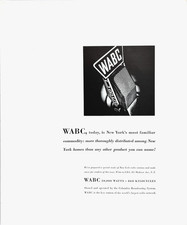 WABC Famous New York ABC Radio Station World's Largest 1939 Vintage Mag Print Ad, usado comprar usado  Enviando para Brazil