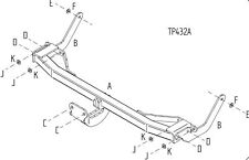 Towtrust fixed flange for sale  ATHERSTONE