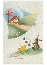 1955 pasqua cartolina usato  Fiumicello Villa Vicentina