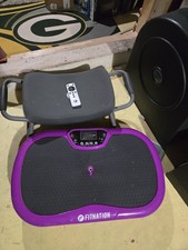 Máquina plataforma vibratória rosa FITNATION Rock N' Fit com assento e controle remoto comprar usado  Enviando para Brazil